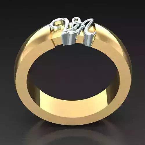 Top Diamond Men Ring STL 3DM 2MR064