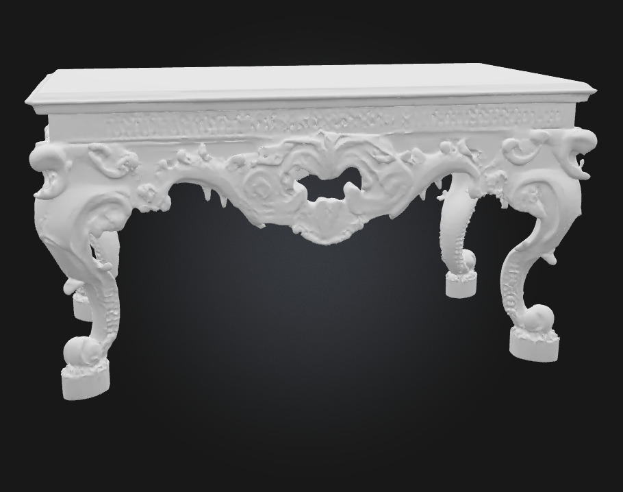 Ornate Carved Table A Masterpiece of Artisan Craftsmanship 3D model_12