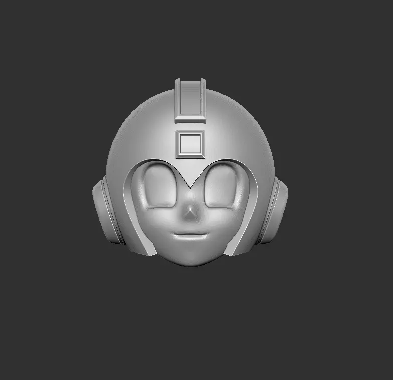 ONE12 Scale Head Megaman 3D print model_0