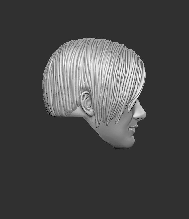ONE12 Scale Head Leon 3D print model_1