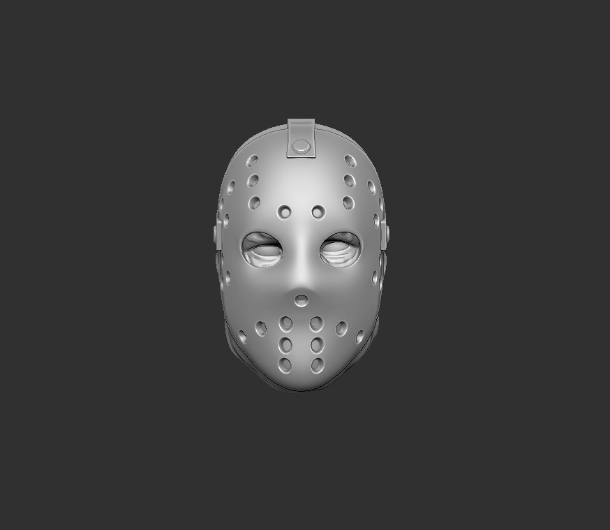 ONE12 Scale Head Jason 3D print model_1