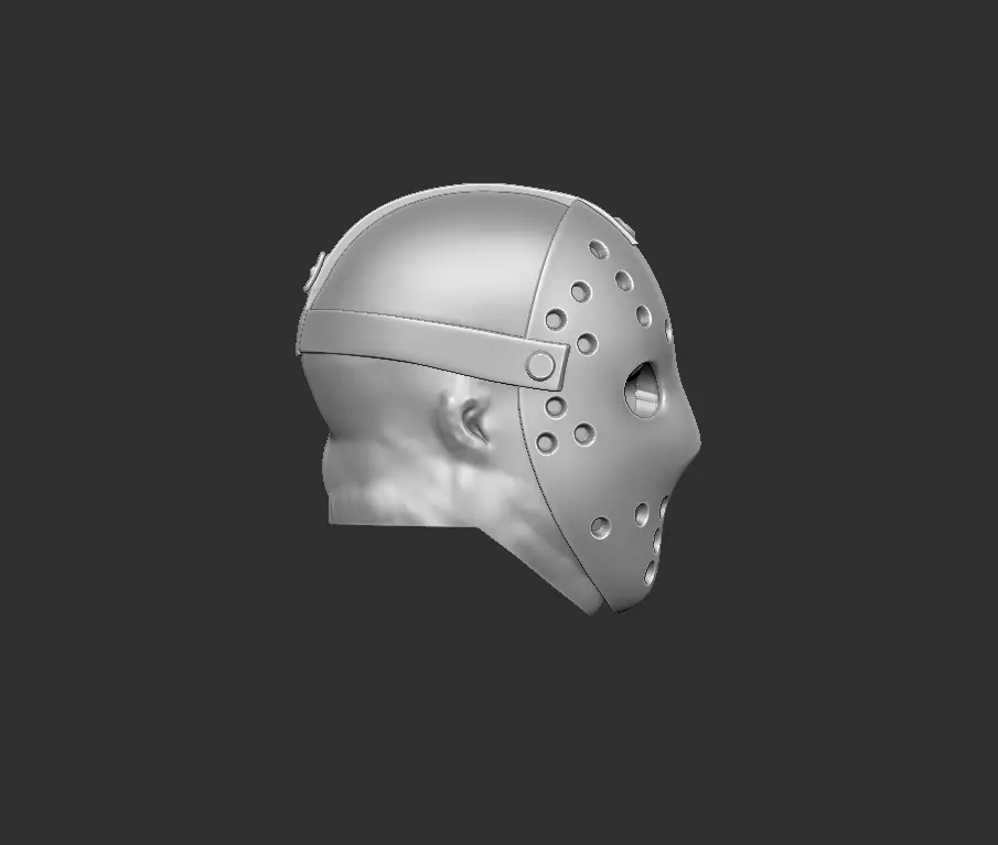 ONE12 Scale Head Jason 3D print model_0