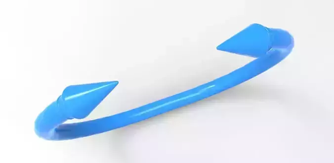 Bracelet with Peaks 3D print model