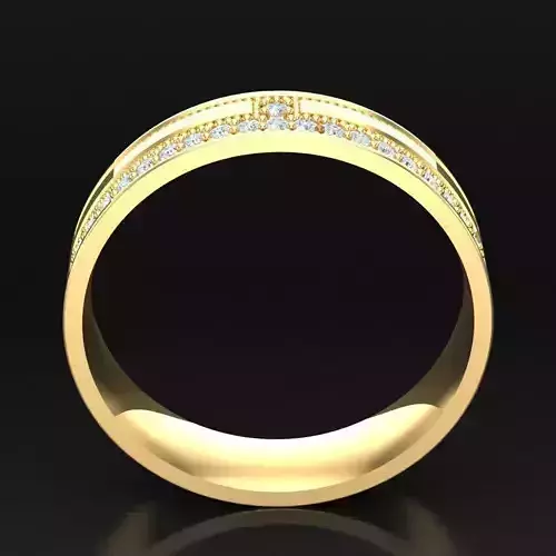 Top Diamond Men Ring STL 3DM 2MR060