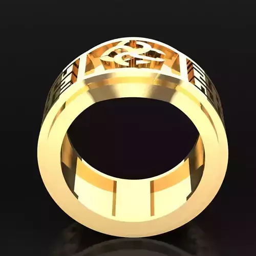 Top Diamond Men Ring STL 3DM 2MR059