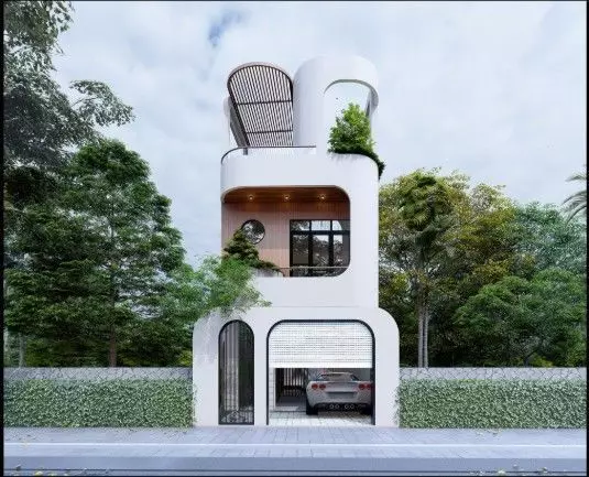 House Exterior Model 3D model_0