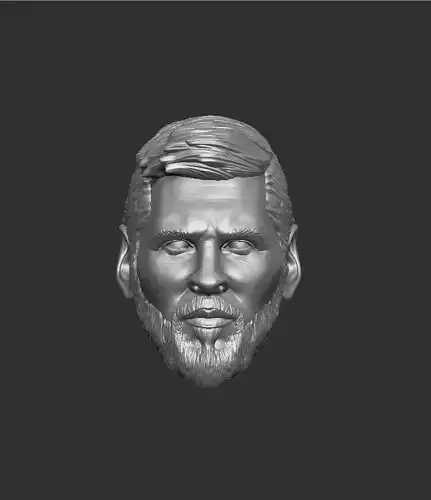 ONE12 Scale Head Messi 3D print model