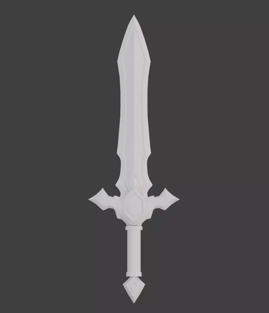 Fantasy Sword - 3D Printable Model 3D print model_2