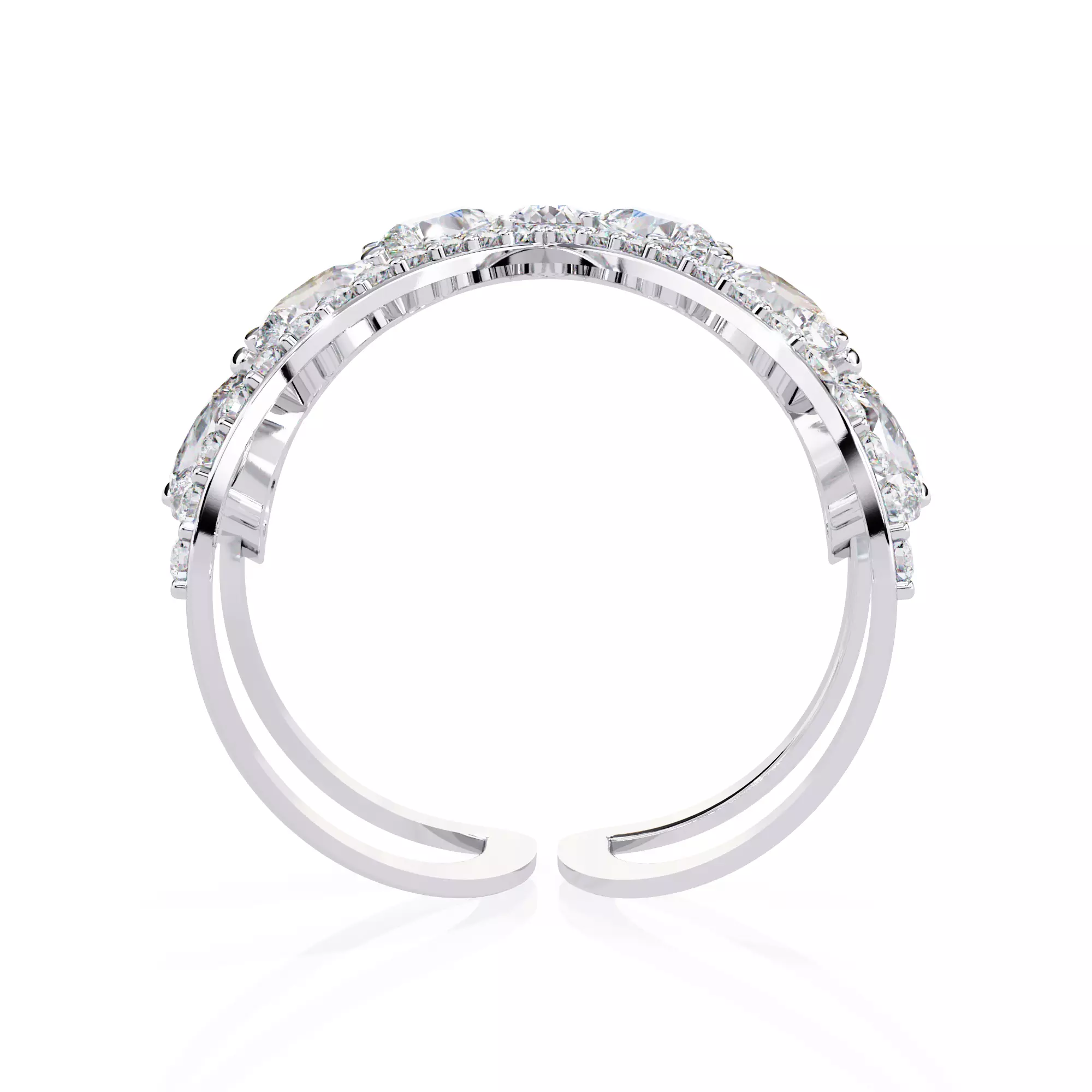 HEART DIAMOND RING -CAD-006 3D print model