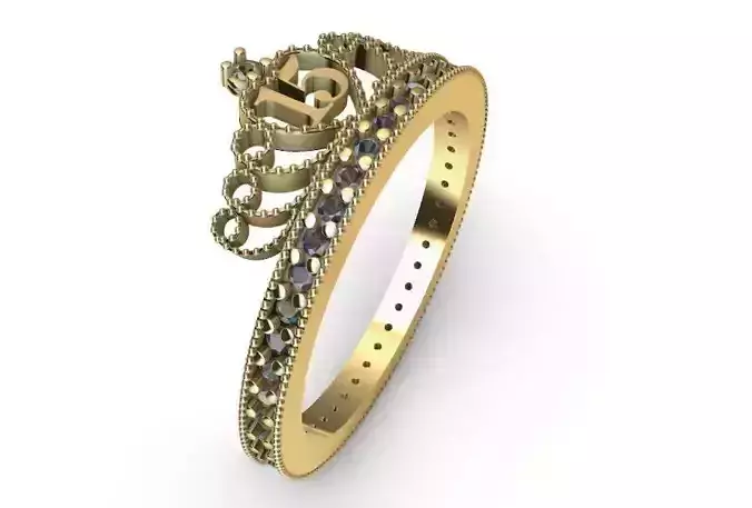 15 Years Infinity Ring 3D print model