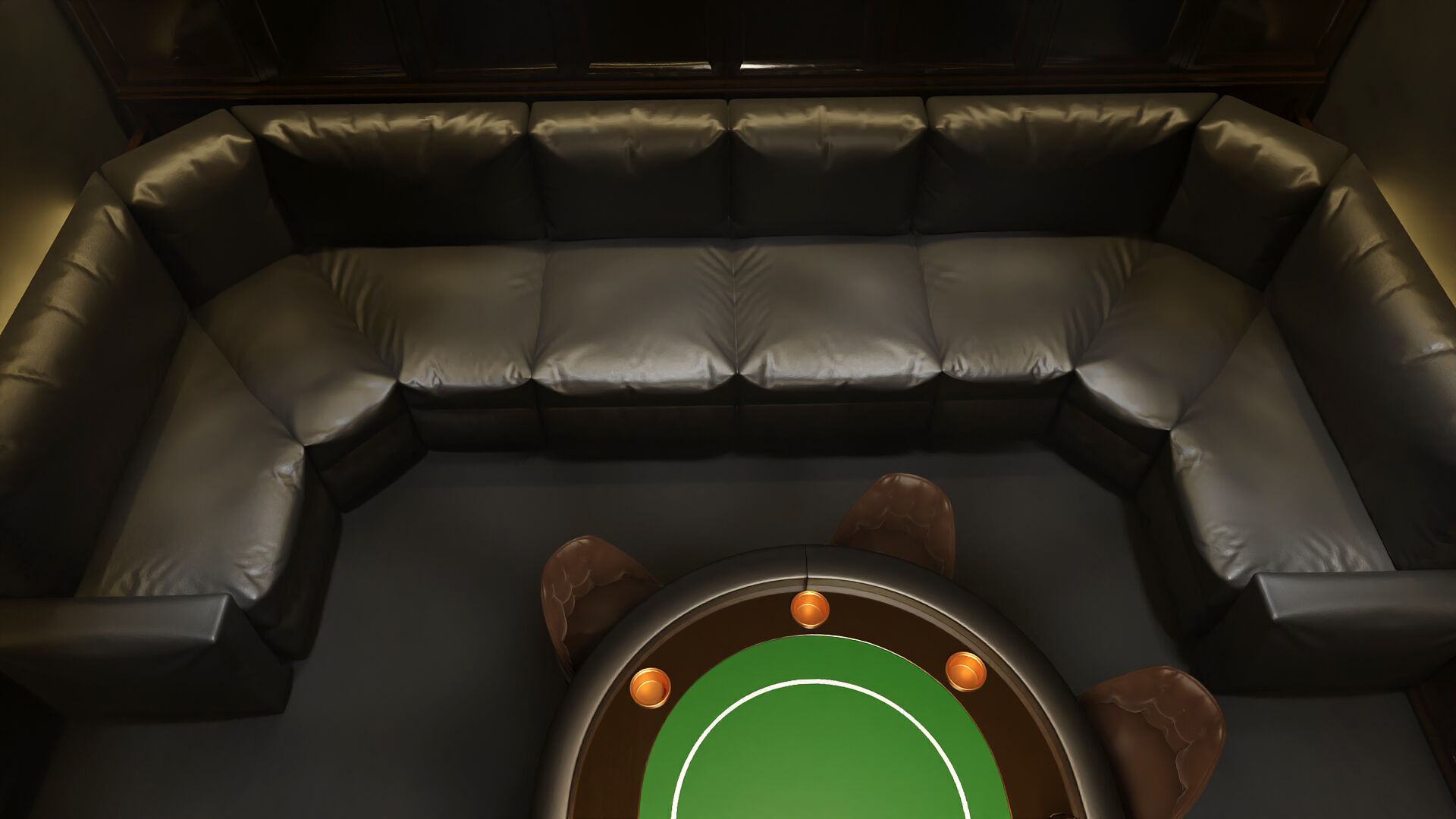 Poker Room 3D Set 3D model_15