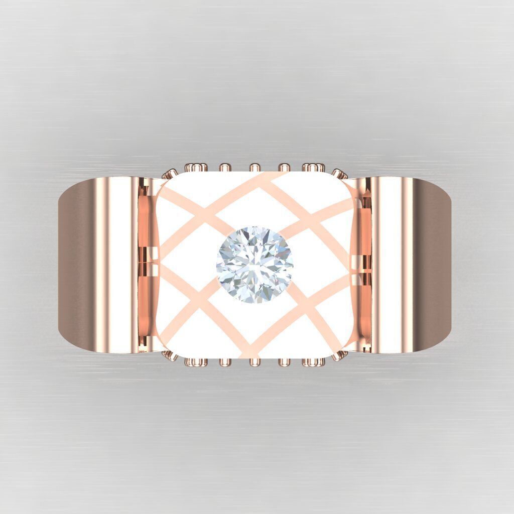 Man Ring New Design 3MR037 3D model_7