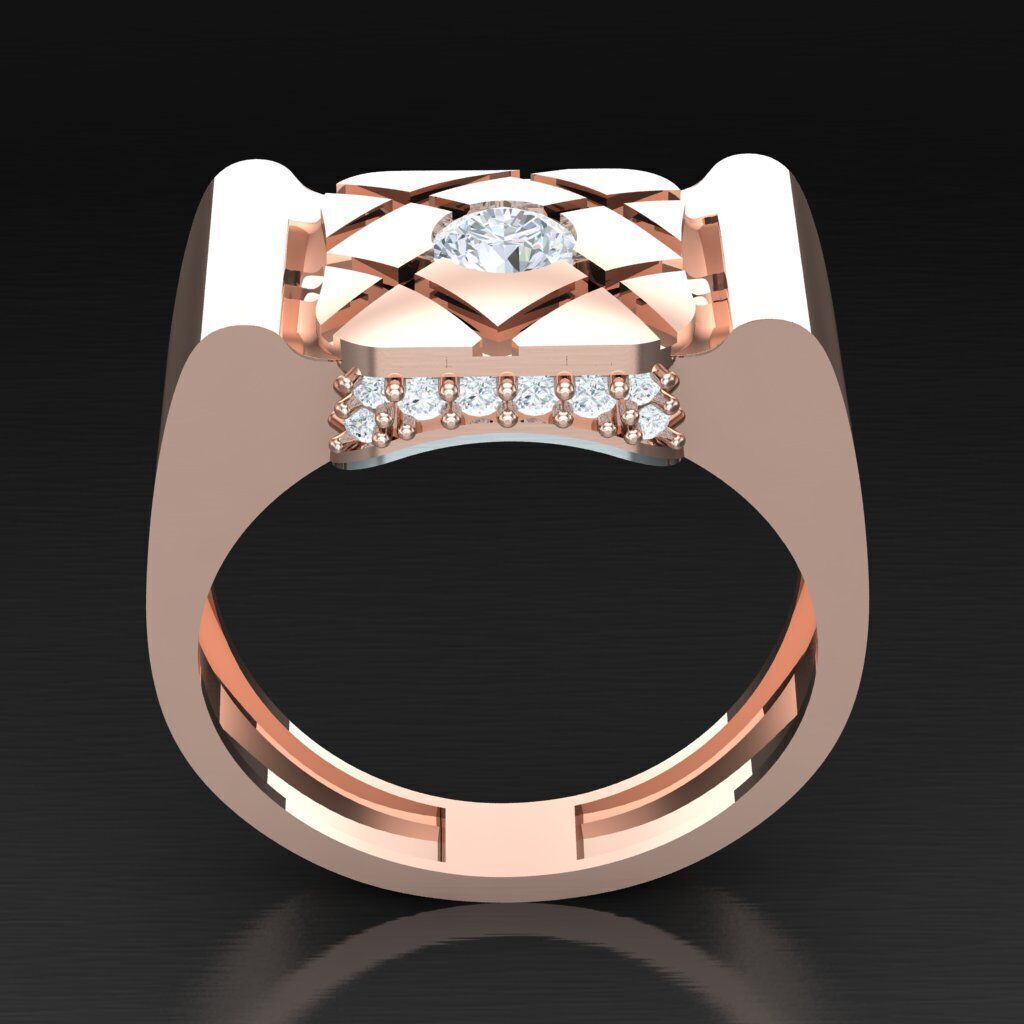 Man Ring New Design 3MR037 3D model_3
