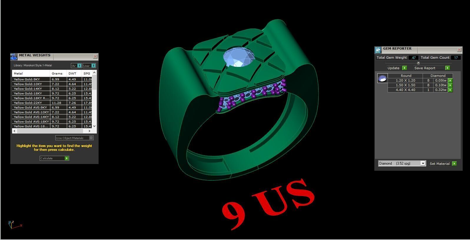 Man Ring New Design 3MR037 3D model_12