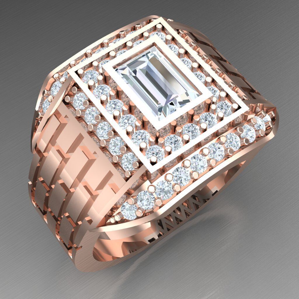 Man Ring New Design 3MR039 3D model_9