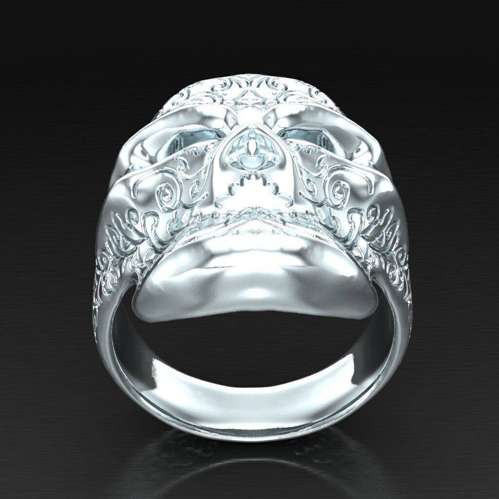 Top Diamond Men Ring STL 3DM 2MR050 3D print model_5