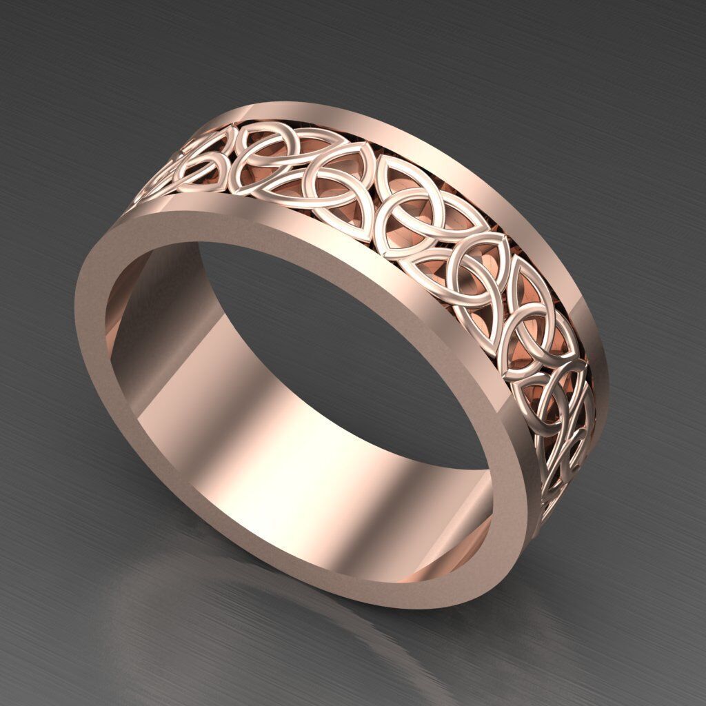 Man Ring New Design 3MR044 3D model_5
