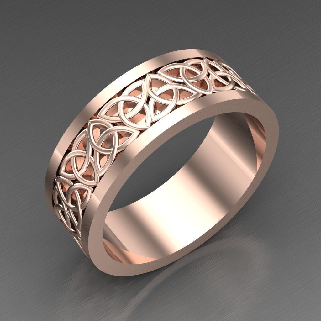 Man Ring New Design 3MR044 3D model_2