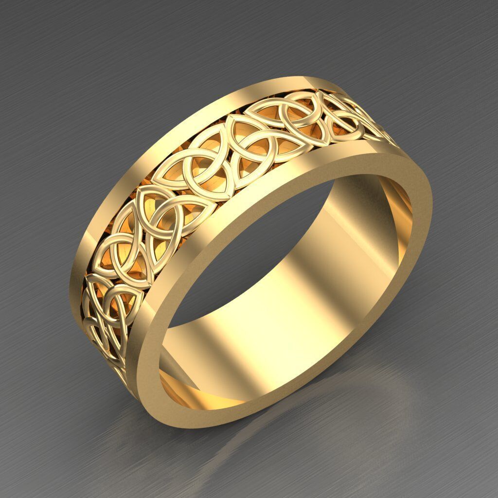 Man Ring New Design 3MR044 3D model_1