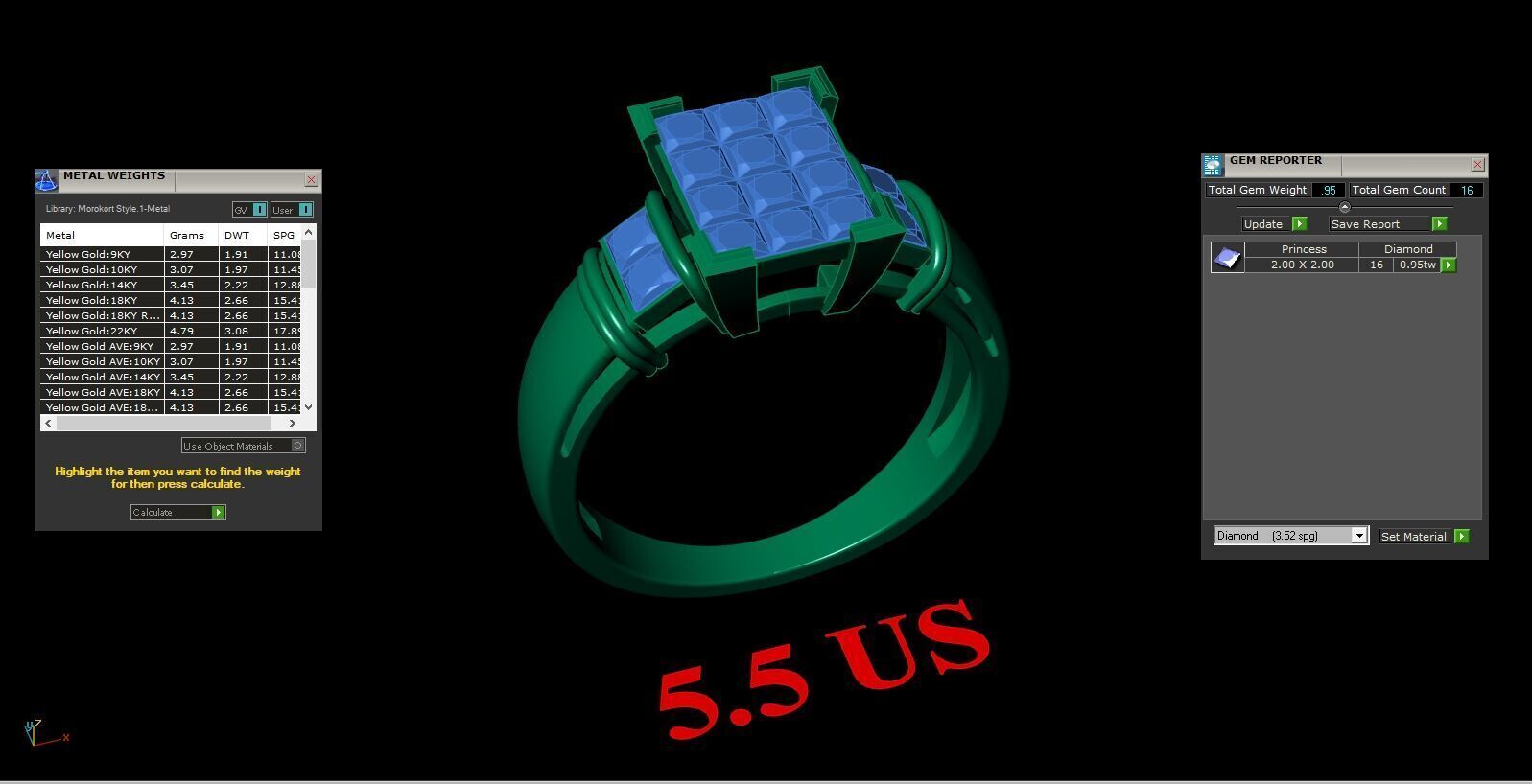 Man Ring New Design 3MR046 3D model_12