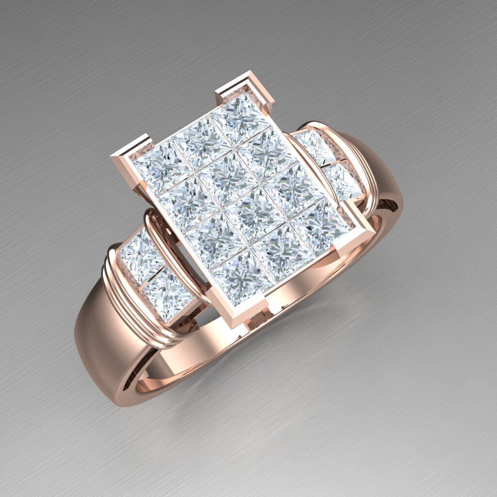 Man Ring New Design 3MR046 3D model_9