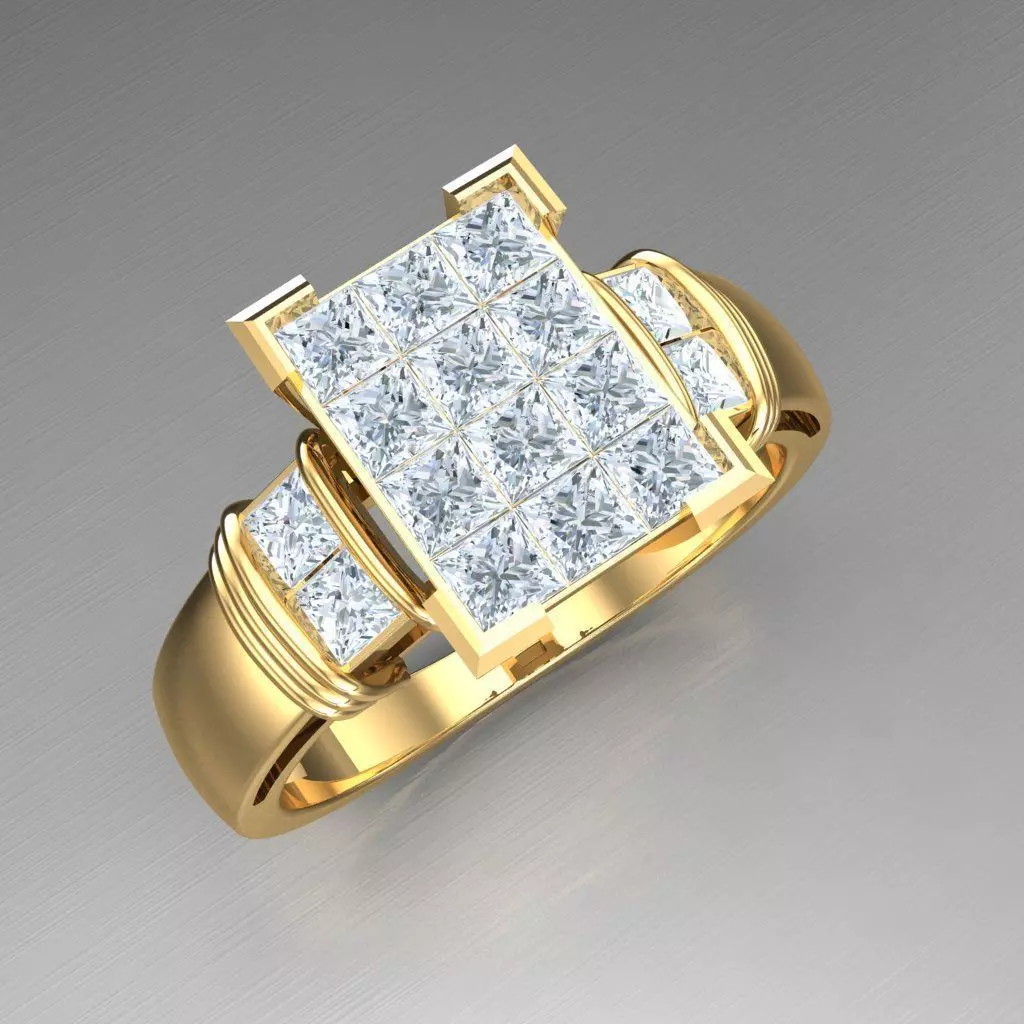 Man Ring New Design 3MR046 3D model_0