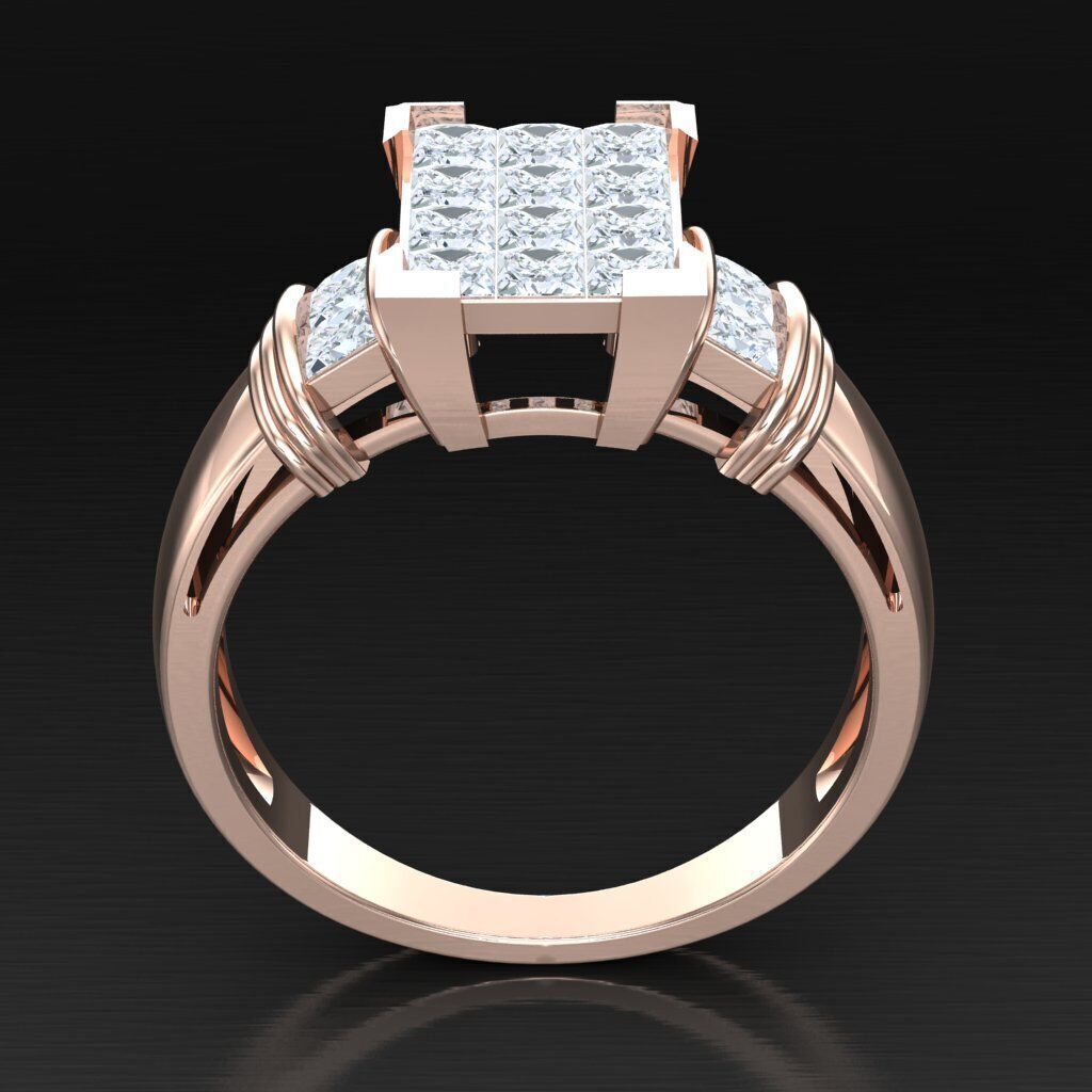 Man Ring New Design 3MR046 3D model_3