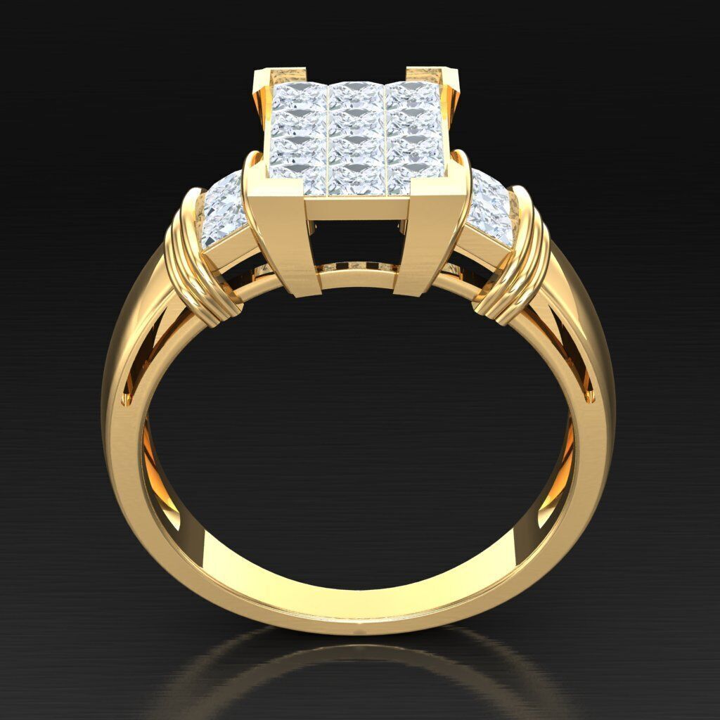Man Ring New Design 3MR046 3D model_4