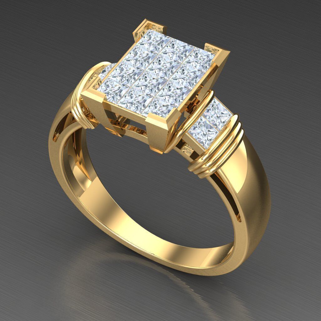 Man Ring New Design 3MR046 3D model_6