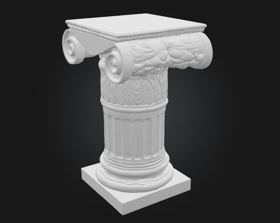 Corinthian Elegance A Pillar of Classical Grandeur 3D model_7
