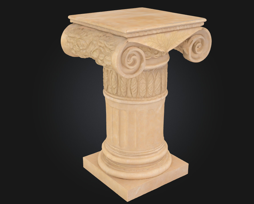 Corinthian Elegance A Pillar of Classical Grandeur 3D model_3