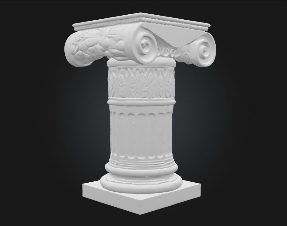 Corinthian Elegance A Pillar of Classical Grandeur 3D model_8