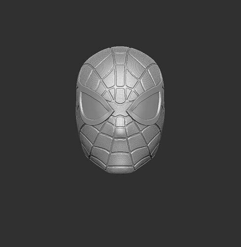 ONE12 Scale Head Spider Man 3D print model