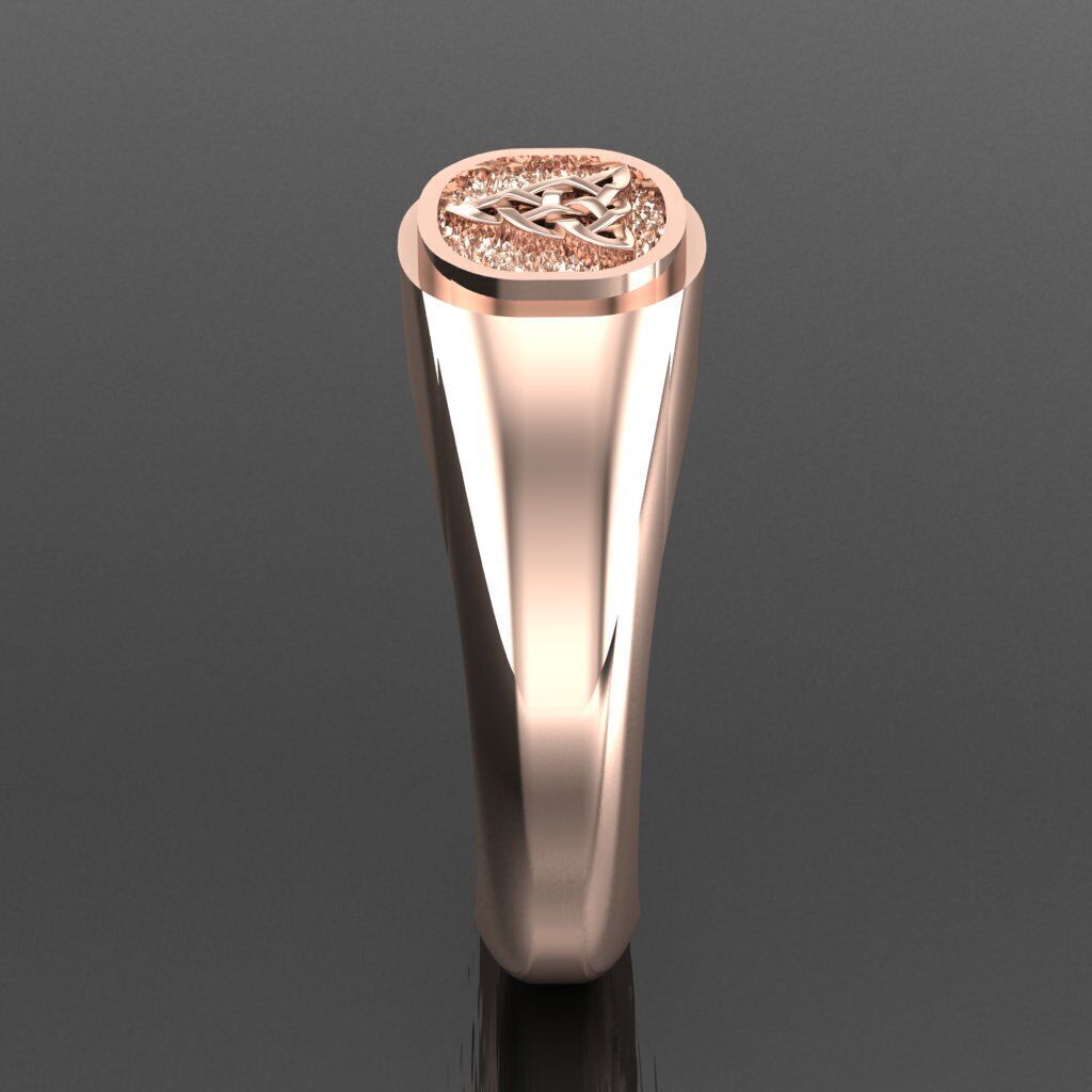 Top Diamond Men Ring STL 3DM 2MR047 3D print model_11