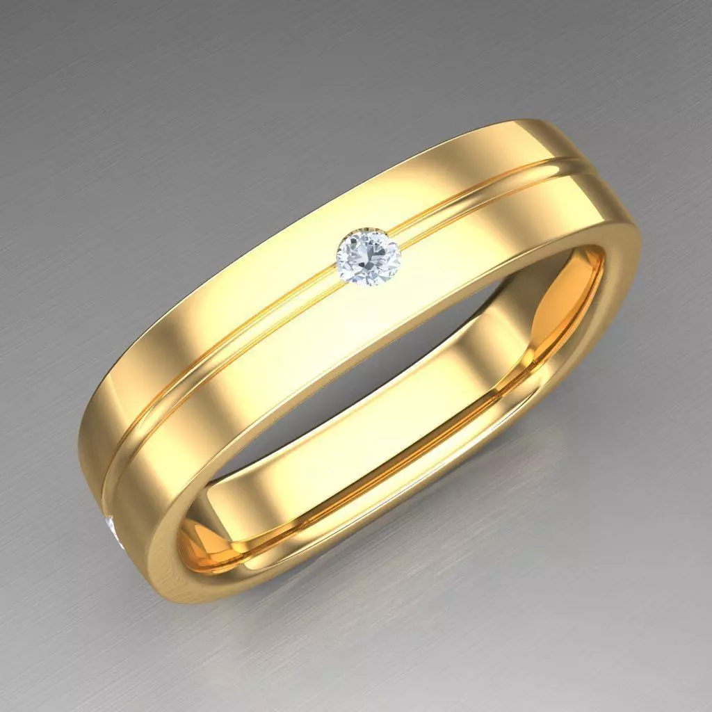 Man Ring New Design 3MR054 3D model_0