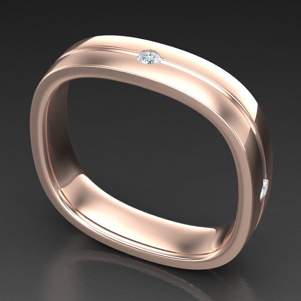 Man Ring New Design 3MR054 3D model_5