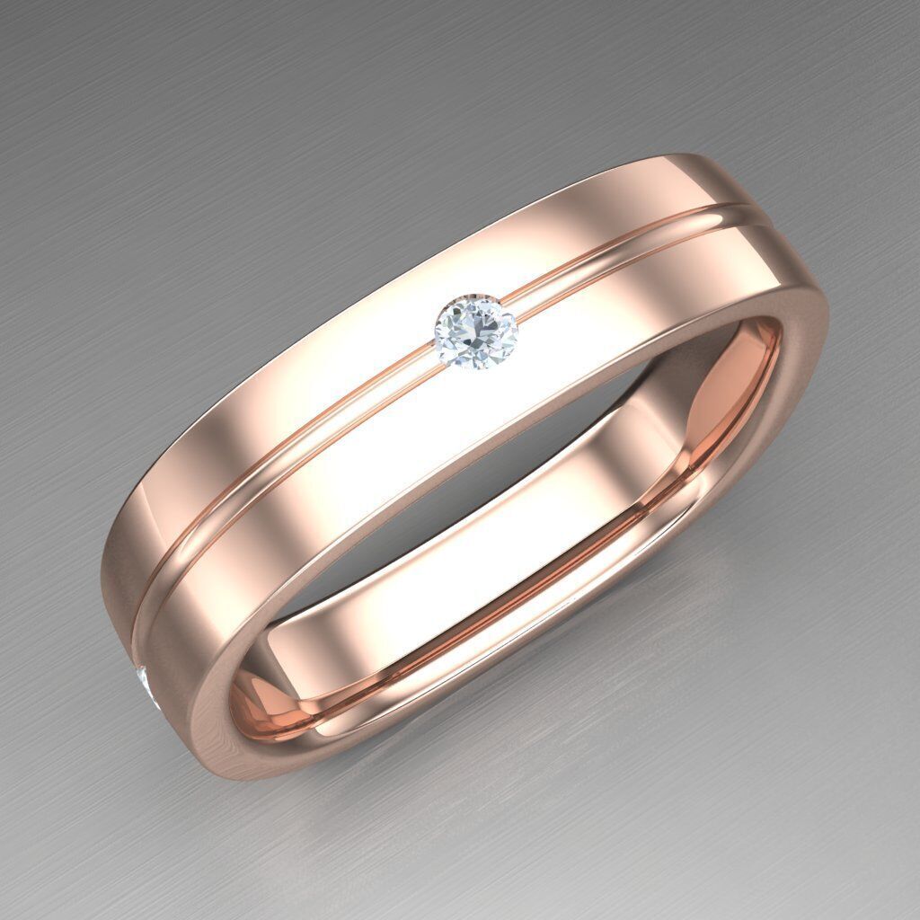 Man Ring New Design 3MR054 3D model_9