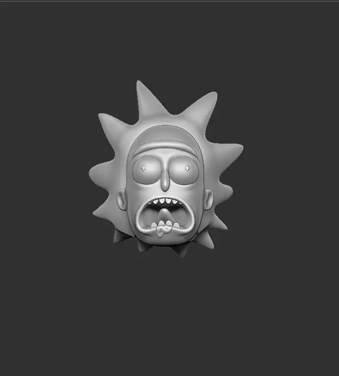 ONE12 Scale Head Morty 3D print model
