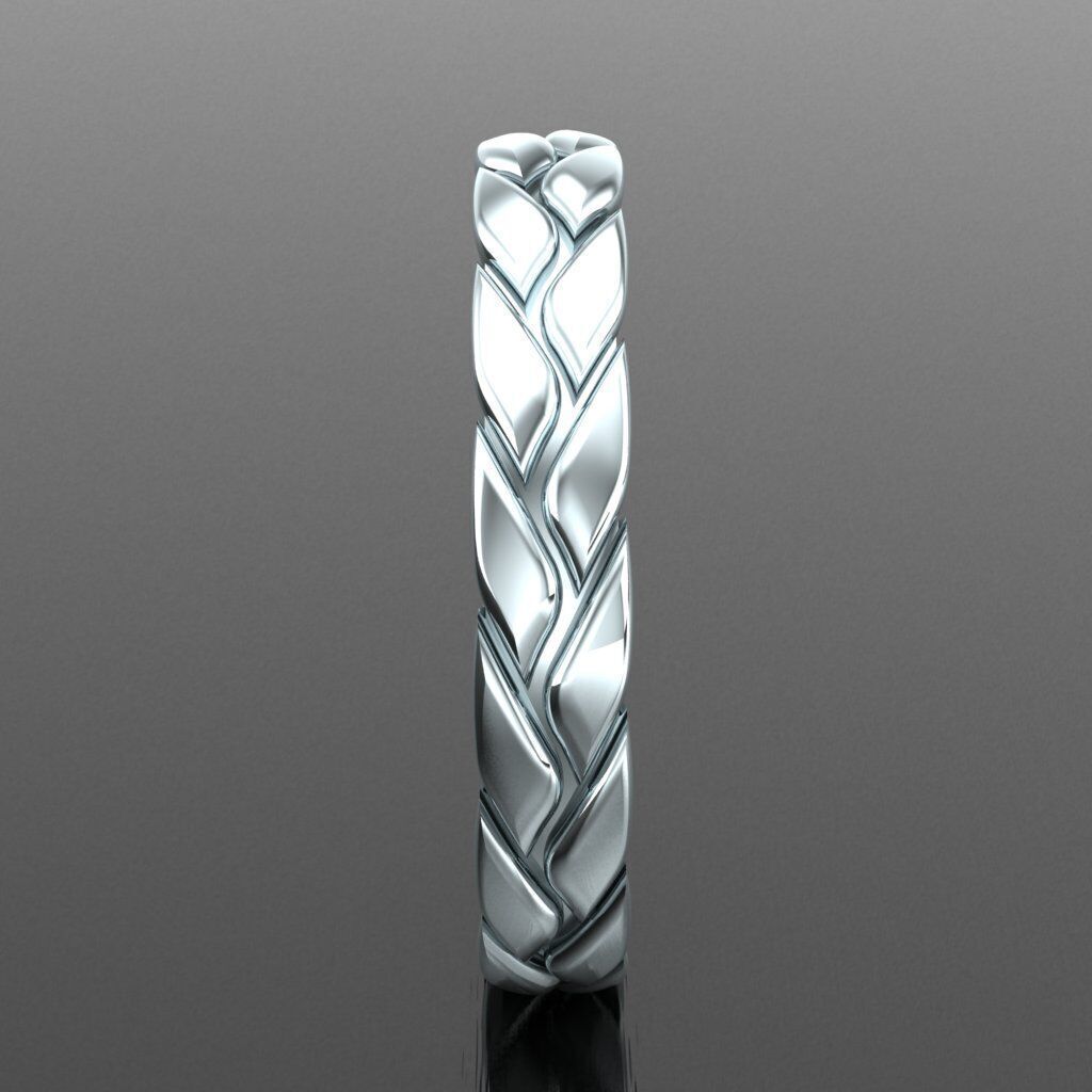 Top Diamond Men Ring STL 3DM 2MR040 3D print model_11