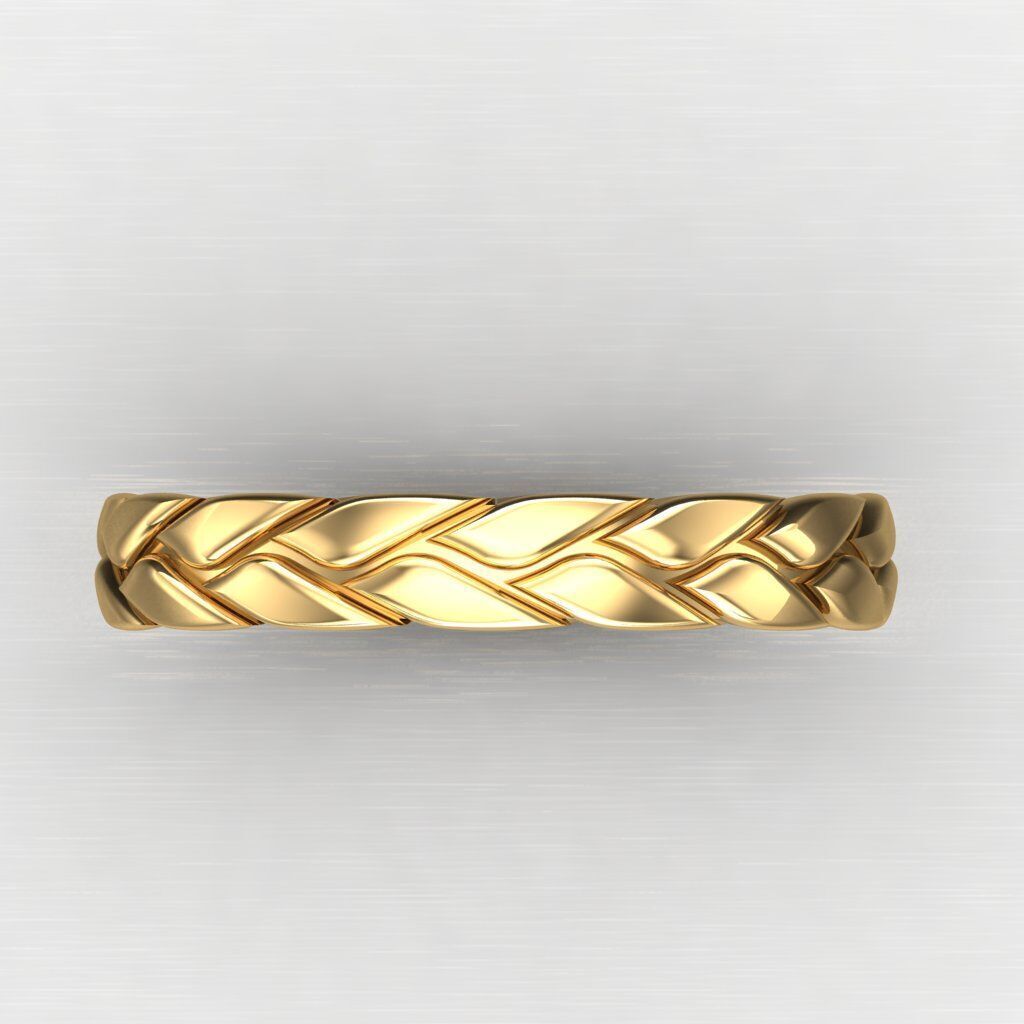 Top Diamond Men Ring STL 3DM 2MR040 3D print model_9