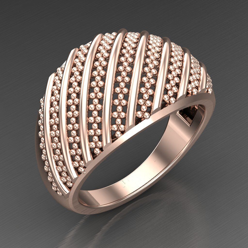 Man Ring New Design 3MR056 3D model_2