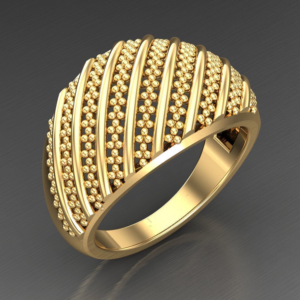 Man Ring New Design 3MR056 3D model_1