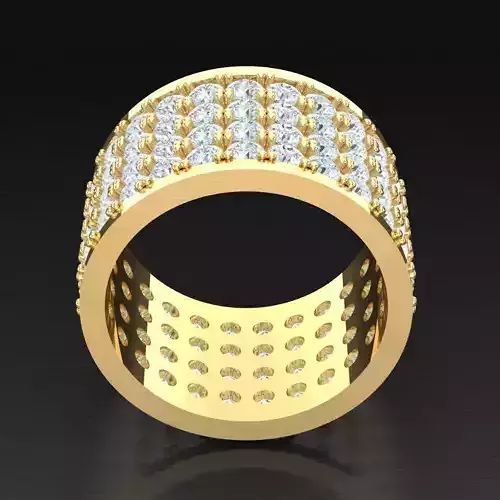 Top Diamond Men Ring STL 3DM 2MR039