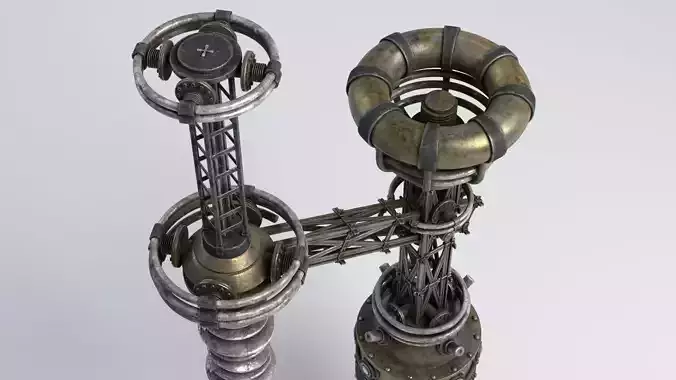 Tesla Coil corner retro