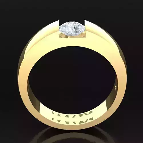 Top Diamond Men Ring STL 3DM 2MR033