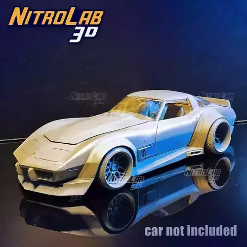 Bodykit for Corvette C3 Revell modelkit 1-25th