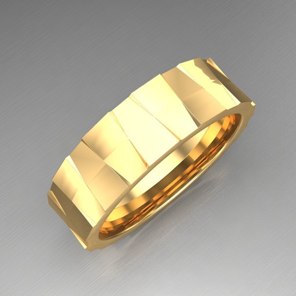 Popular Man Ring Jewelry 2MR041 3D model_10
