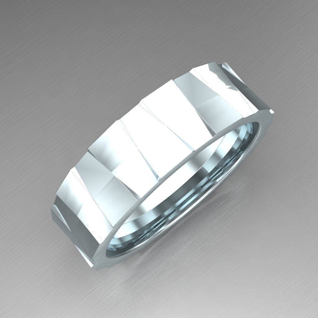 Popular Man Ring Jewelry 2MR041 3D model_9