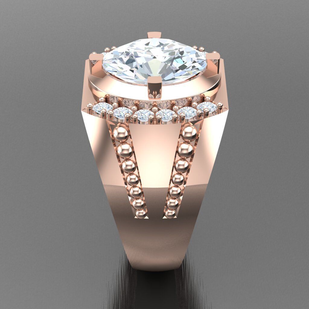 Man Ring New Design 3MR065 3D model_10