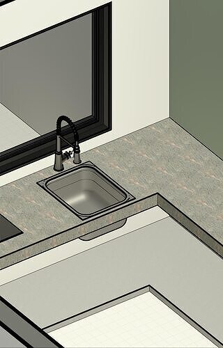 Utility Warewashing Sink 3D model